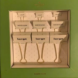 Kate spade binder clips